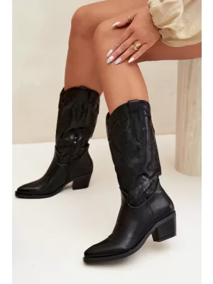 Cizme de dama BOTO 2559A NEGRU