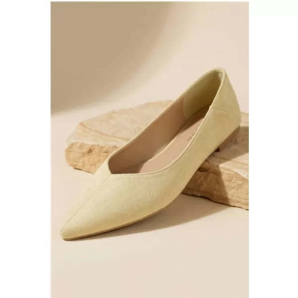  Balerini de dama BOTO JH597 GALBEN 