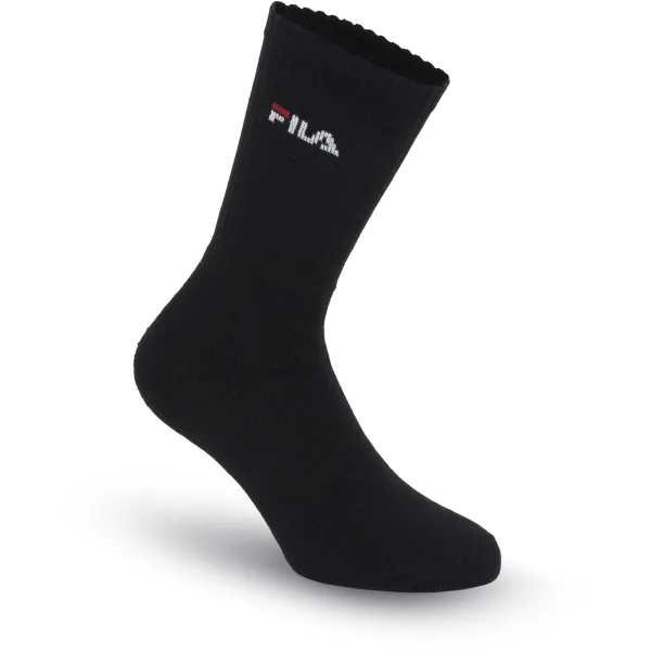 Șosete FILA F9575 SOCKS 3-PACK NEAGRĂ 
