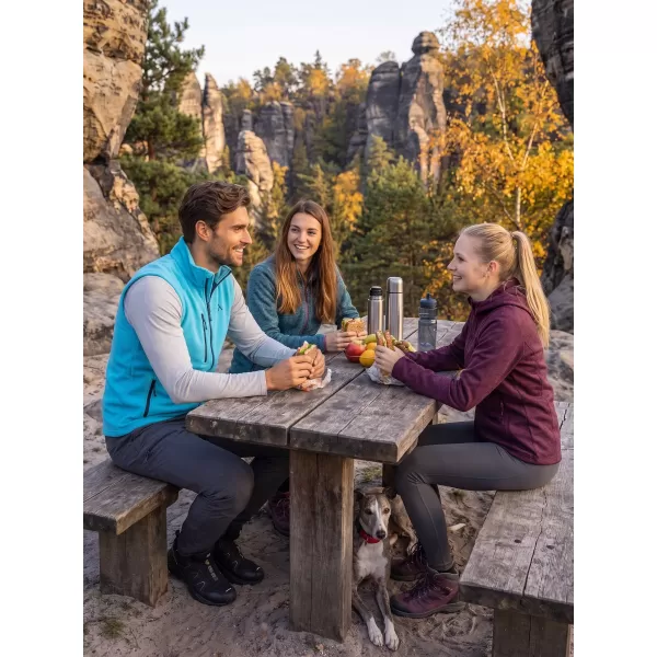  Vestă din lână pentru bărbați ALTISPORT ALM002525 TURCOAZ 