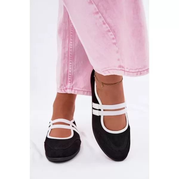  Balerini de dama BOTO 22-383 NEGRU 