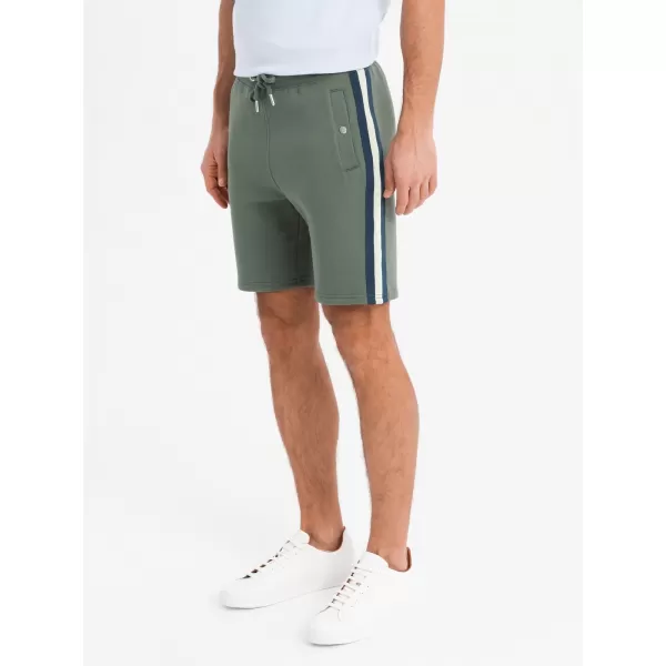  Set de pantaloni scurți pentru bărbați OMBRE Z128 SMÂNTÂNĂ/MĂSLINE 