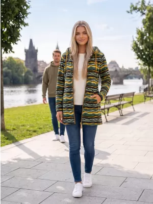 Hanorac de damă din fleece ALTISPORT ILANI KAKI