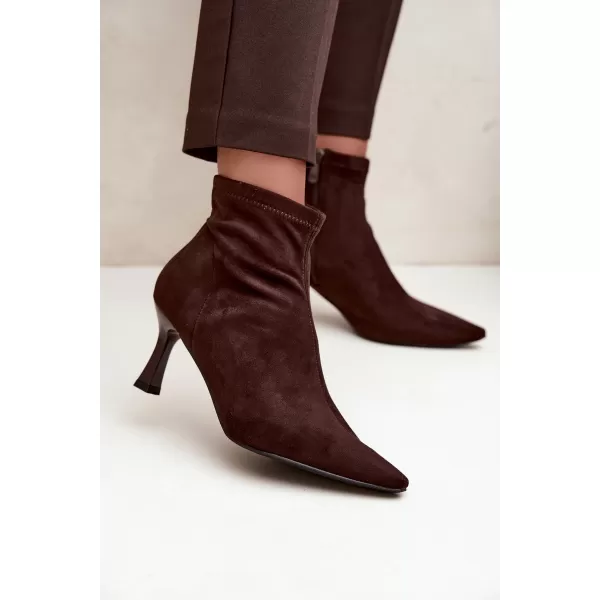  Botine de dama BOTO 7107 MARO 