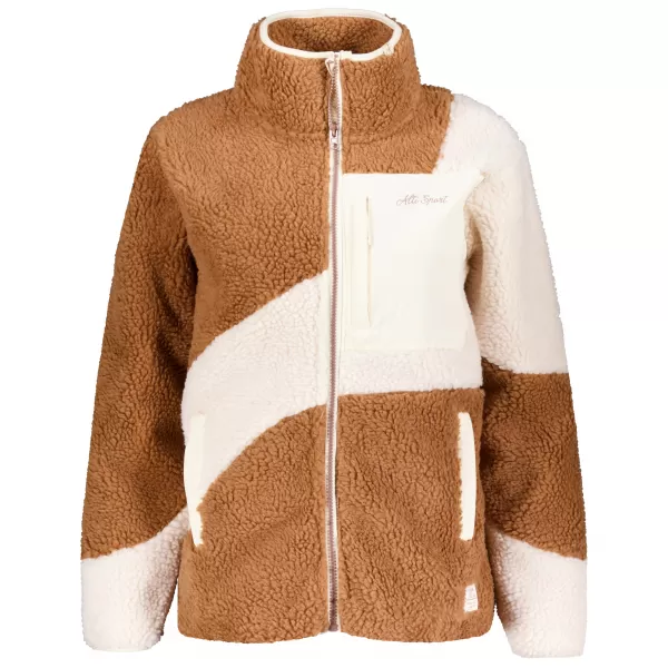  Hanorac de damă din fleece ALTISPORT IVONA BEJ 