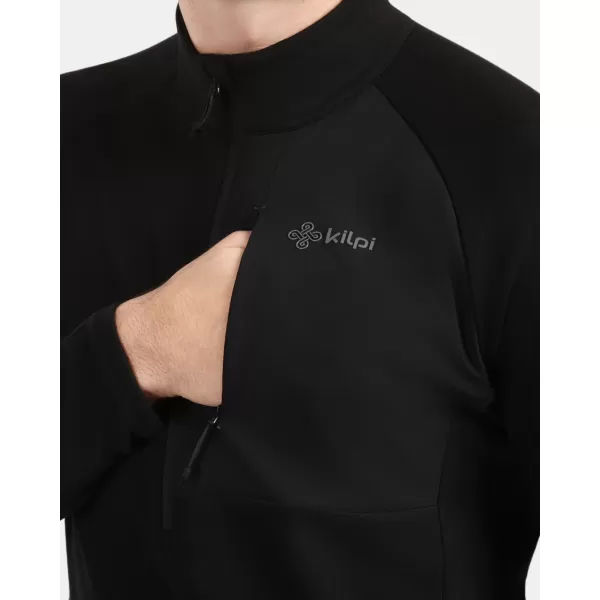  Hanorac pentru bărbați din fleece KILPI MONTALE-M 1M0203KI NEGRU 