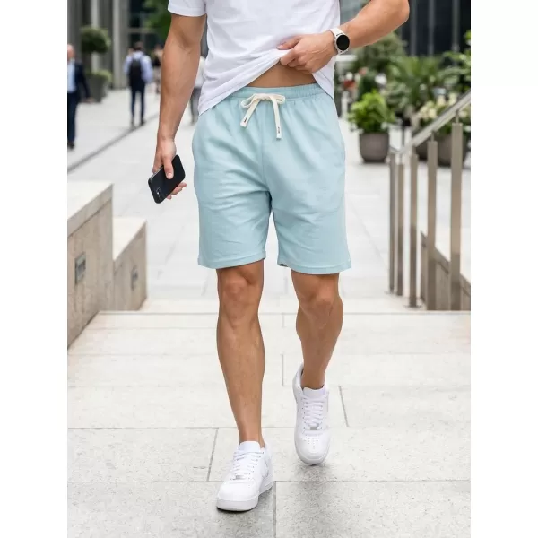  Pantaloni scurți pentru bărbați DSTREET SX2631 ALBASTRU DESCHIS 