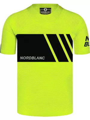 Tricou funcțional pentru ciclism pentru bărbați NORDBLANC MUD NBSMF8083 GALBEN STRĂLUCITOR