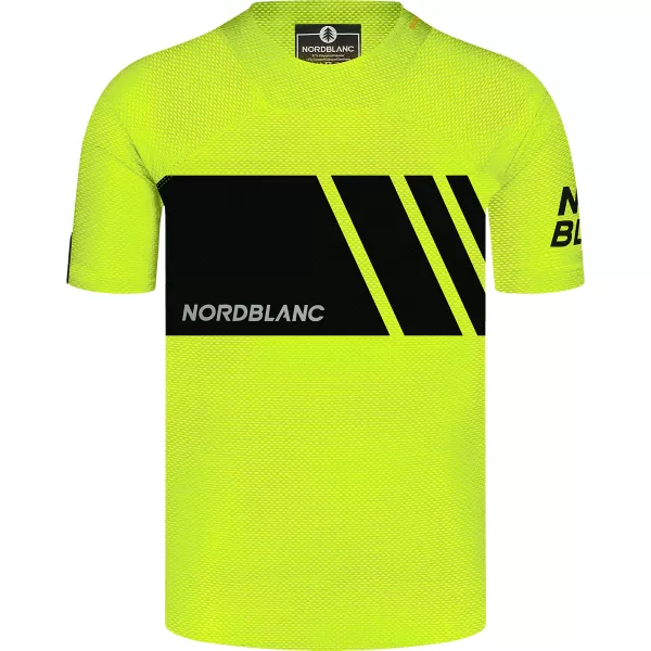  Tricou funcțional pentru ciclism pentru bărbați NORDBLANC MUD NBSMF8083 GALBEN STRĂLUCITOR 