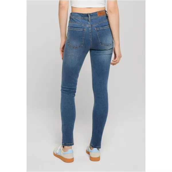  Pantaloni de dama URBAN CLASSICS TB8370 ALBASTRU DESCHIS SPALAT 