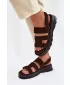 Sandale de dama BIG STAR SHOES TT274483 MARO/BEJ