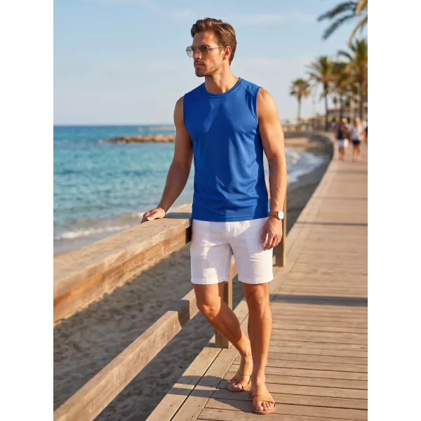  Maieu sport pentru bărbați MALFINI BREEZE 820 ALBASTRU REGAL 