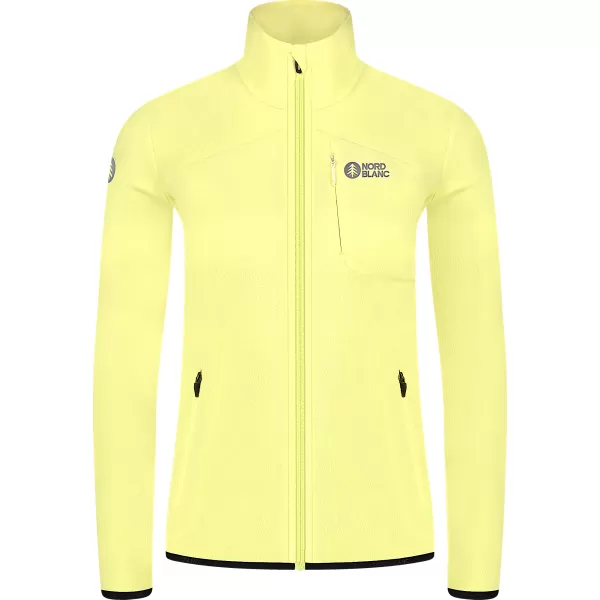  Hanorac ușor de damă din fleece NORDBLANC MAPLE NBSFL8374 GALBEN DESCHIS 