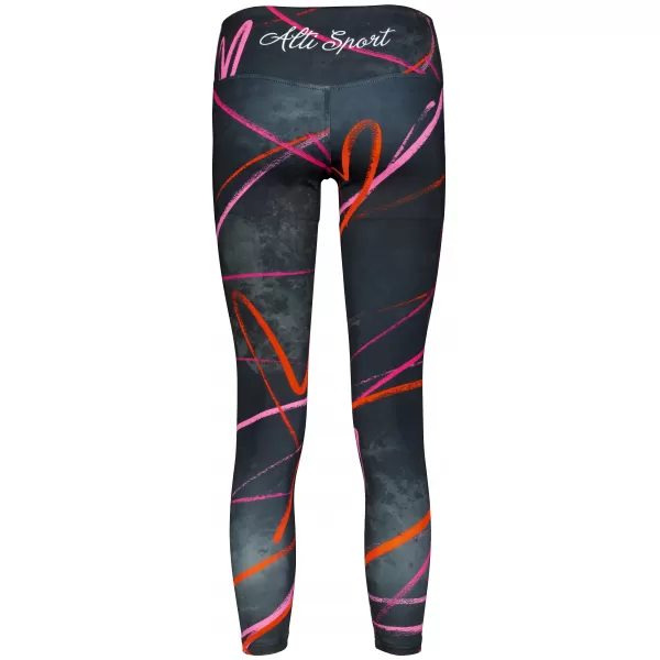  Jambiere lungi premium pentru femei (dimensiuni noi) ALTISPORT VOJ/ALW082LEG05 NEGRU 