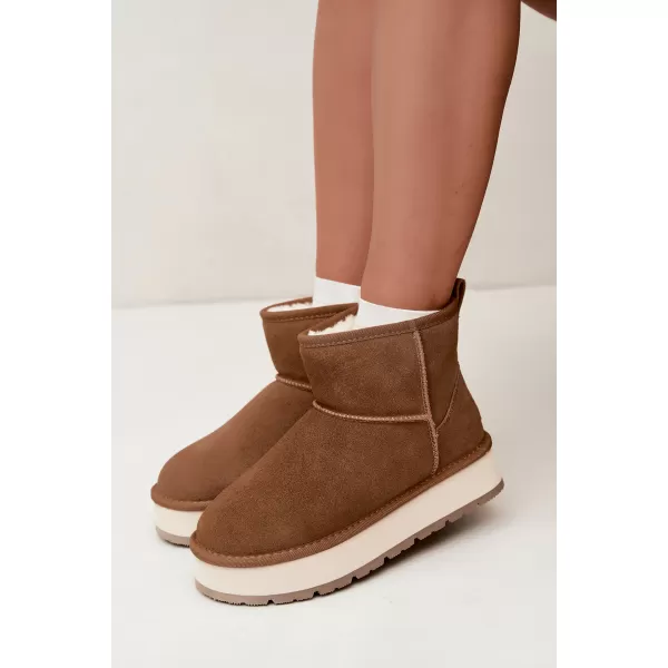  Pantofi de dama BIG STAR SHOES UU274692 MARO/BEJ 