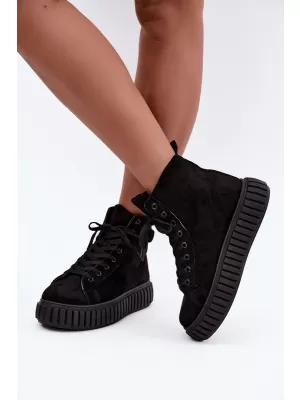 Adidași de damă BOTO LA372 NEGRU