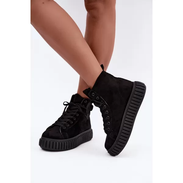  Adidași de damă BOTO LA372 NEGRU 