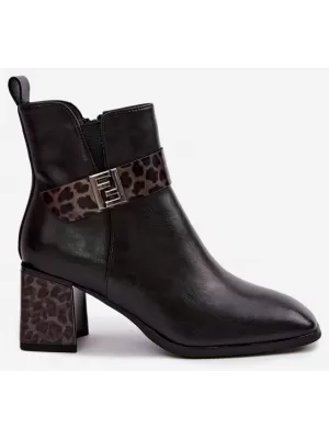 Botine de dama ARTIKER 57C0008 NEGRU