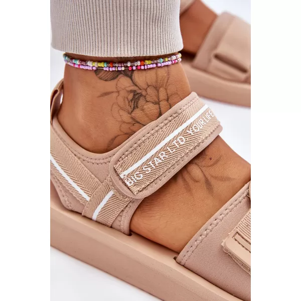  Sandale de dama BIG STAR SHOES LL274787 BEJ 