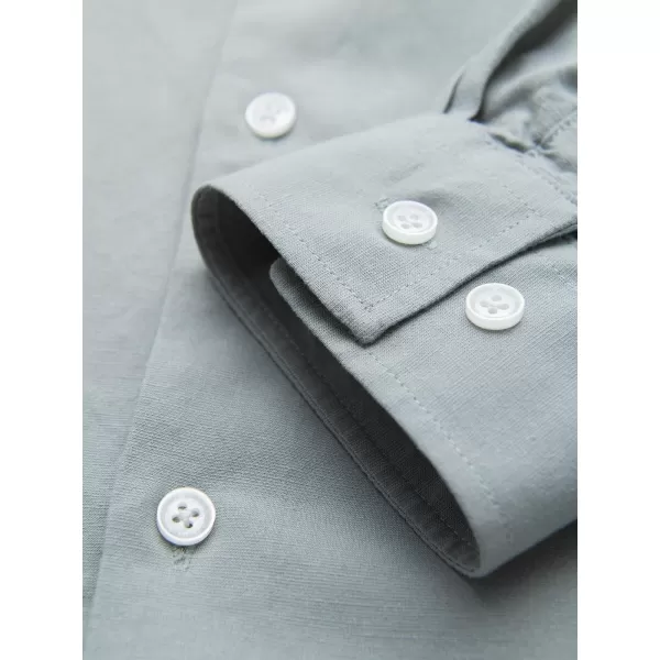  Cămașă pentru bărbați OMBRE OM-SHCS-0190 VERDE PASTEL 