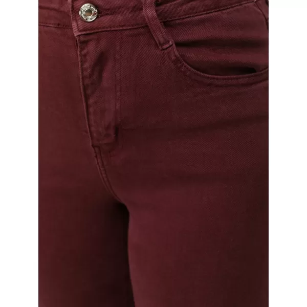  Pantaloni de dama DSTREET UY3105 BURGUNDIA 