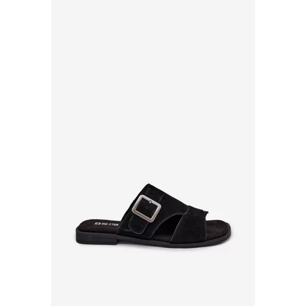  Papuci de damă BIG STAR SHOES TT274477 NEGRU 