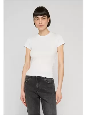 Tricou de dama URBAN CLASSICS TB8569B-23664 NISIP NEGRU/ALB/ALB