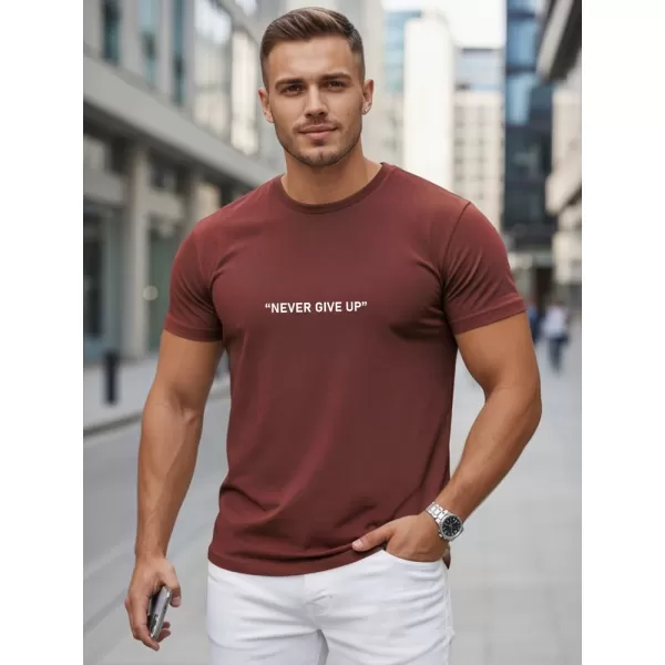  Tricou pentru bărbați DSTREET NX5107R-BU CLARET 