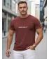 Tricou pentru bărbați DSTREET NX5107R-BU CLARET