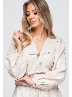 Bluza de dama OMBRE OW-TS-E0060 BEJ