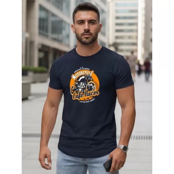  Tricou pentru bărbați DSTREET NX5095R-NY ALBASTRU ÎNCHIS 