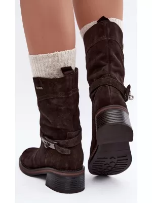Pantofi de dama BIG STAR SHOES UU274609 MARO/BEJ