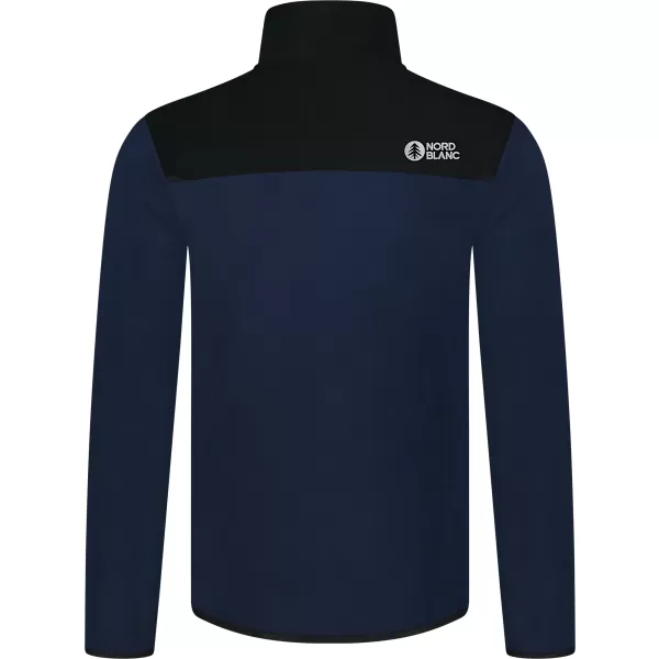  Hanorac ușor pentru bărbați din fleece NORDBLANC CRACKLE NBSFM8373 ALBASTRU ÎNCHIS 