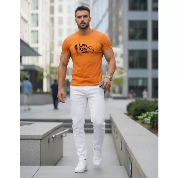  Tricou pentru bărbați DSTREET NX5016R-OR PORTOCALE 
