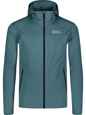 Jachetă softshell impermeabilă pentru bărbați NORDBLANC EXPEDITIOUS NBSSM8323 VERDE