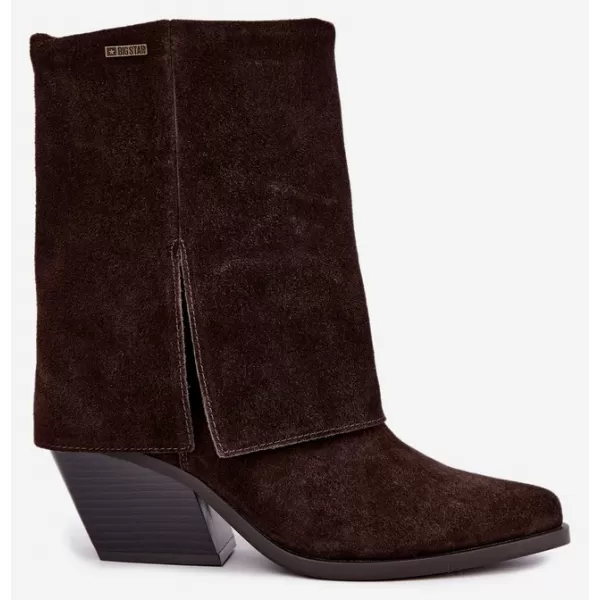  Cizme de dama BIG STAR SHOES UU274115 UMBRE MARO/BEJ 