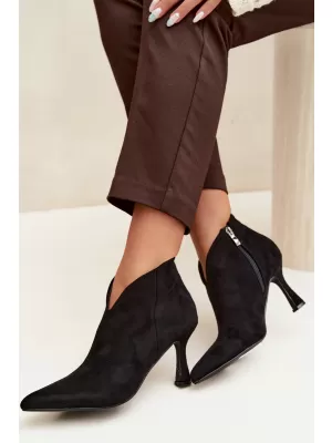 Botine de dama BOTO D-219 NEGRU