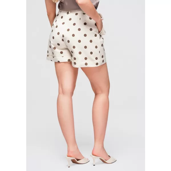 Pantaloni scurți de damă OMBRE OW-ST-E0014 TAUPE 