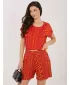 Pantaloni scurți de damă SUBLEVEL D73771M62489KD PORTOCALE