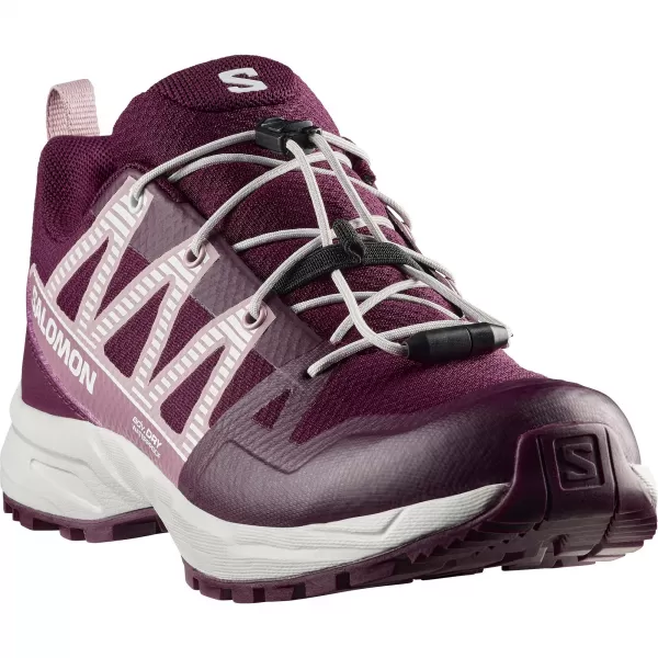  Pantofi pentru copii SALOMON OUTSCAPE WATERPROOF L49212600 ÎNFLORIRE DE IARNĂ/ROZ ZORI/ALB 