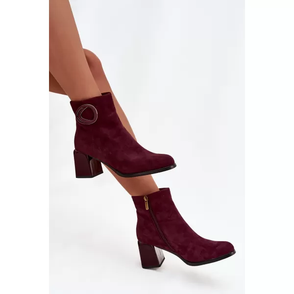  Botine de dama ARTIKER 57C0016 BORDO 