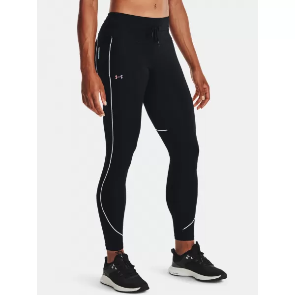  Jambiere termice dama UNDER ARMOUR UA RUSH CG NOVELTY LEGGING 1365720-001 NEGRU 