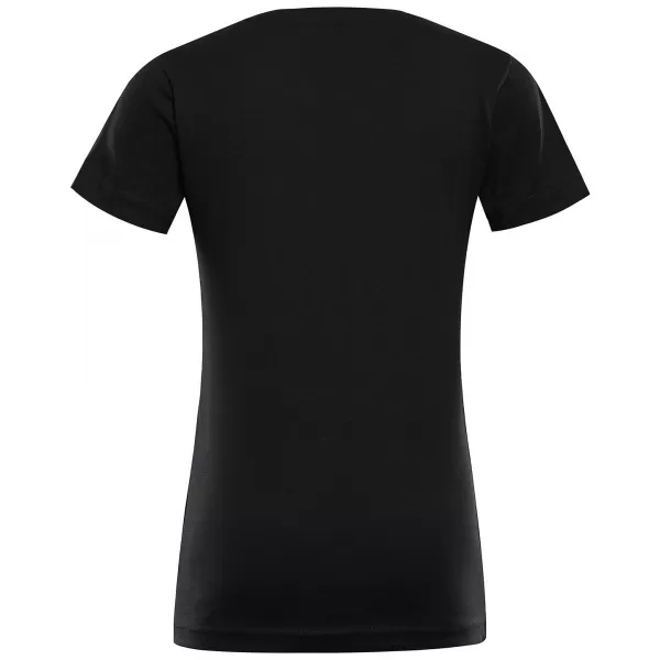  Tricou pentru copii ALPINE PRO ECOMO 4 VARIANTA NEAGRA PC 