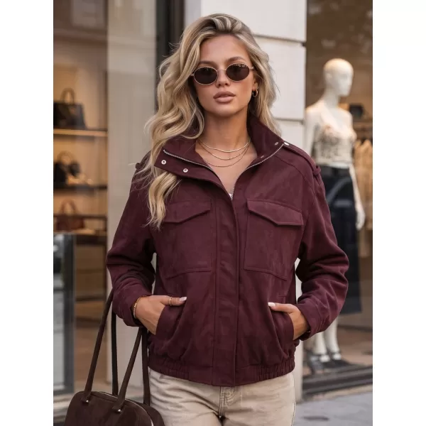  Geaca de dama DSTREET TY5915 BURGUNDIA 