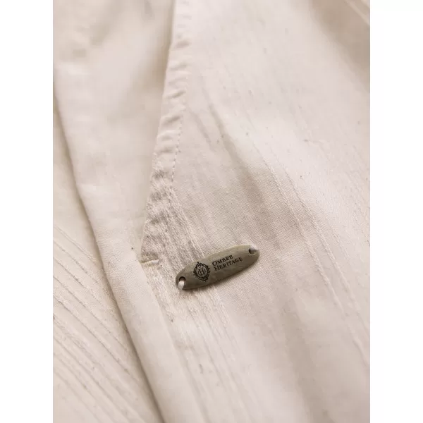  Pantaloni pentru bărbați OMBRE OM-PACP-0312 CREMĂ 