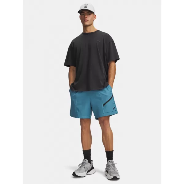  Pantaloni scurți pentru bărbați UNDER ARMOUR UNSTOPPABLE WOVEN SHORTS 6009361-466 ALBASTRU 