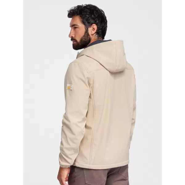  Jachetă softshell pentru bărbați OMBRE OM-JANP-0292 NISIP 