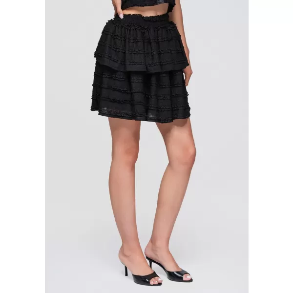  Fusta de dama OMBRE OW-GL-E0014 NEGRU 