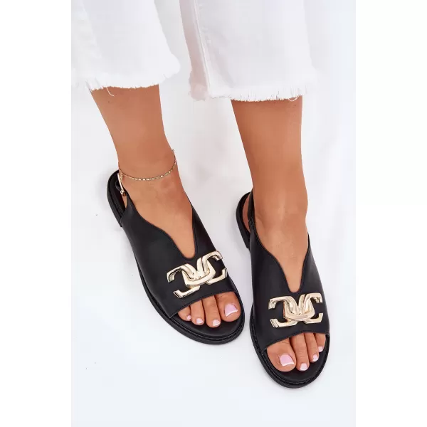  Sandale de dama EVENTO 25SD35-8775 NEGRU 