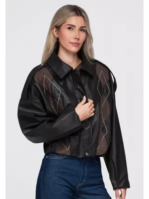 Geaca de dama OMBRE OW-JT-E0004 MARO